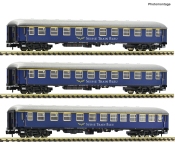 Fleischmann 6260078 - N - 3-tlg. Set Schnellzugwagen, Suisse Train Bleu, Ep. VI